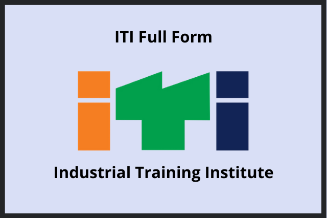 Full form of ITI - Digital Class E-Learning Marketplace